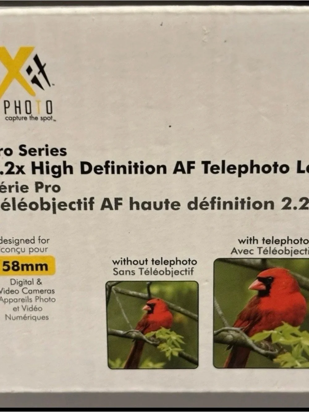 XIT Telephoto AF 2.2X High Definition Camera Lens - Black